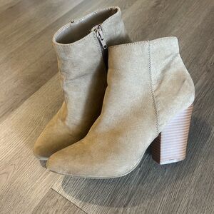 Tan Suede Ankle Boots